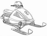 Snowmobile Patents Drawing sketch template