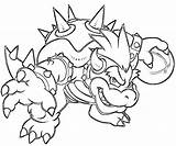 Bowser Coloring Pages Cool Kids sketch template