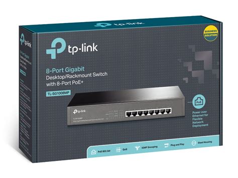 tl sgmp  port gigabit desktoprackmount switch   port poe tp link australia