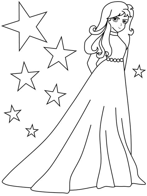 coloring pages  girls  print coloring home