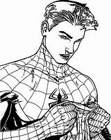 Spiderman Coloring Spider Man Pages Time Papan Pilih Wecoloringpage Kids sketch template