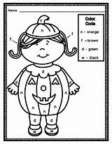 Halloween Color Coloring Letter Pages Number Worksheets Printables Numbers Printablee Math Addition Via sketch template