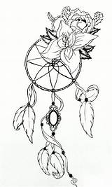 Tattoo Coloring Dreamcatcher Dream Catcher Pages Drawing Adult Sonhos Outline Filtro Adults Drawings Deviantart Book Printable Stencil Mandala Flowers Visit sketch template