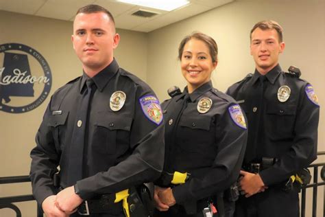 police department gains   officers  madison record
