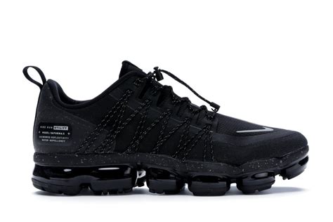 Nike Air Vapormax Run Utility Black Reflect Silver Men Running Shoes