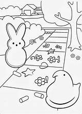 Coloring Peeps Pages Marshmallow Printable Easter Coloring4free Color Print Kids Cartoon Fun Getcolorings Popular sketch template