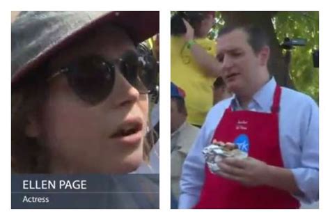 ellen page confronts ted cruz over gay rights on top magazine lgbt