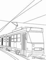 Coloring Tram Color Tramway Pages Designlooter Hellokids 470px 11kb Print sketch template