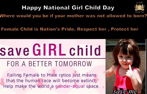 happy national girl child day female child  nations pride