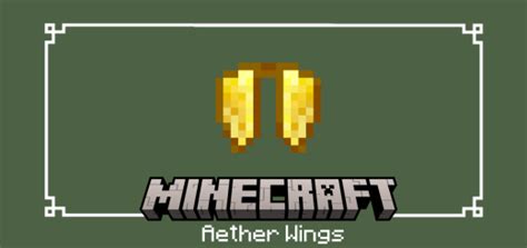 aether wings minecraft texture pack addon