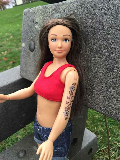 normal barbie comes with cellulite stretch marks and