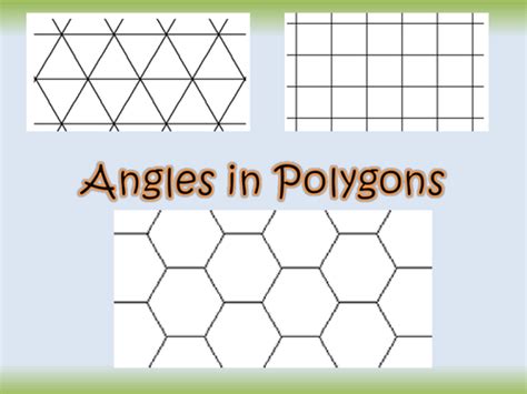 angles  polygons teaching resources