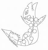 Sceptile Pages Mega Pokemon Coloring Template sketch template