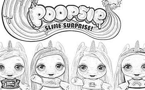 poopsie surprise unicorn coloring pages owenthomascoloringmewarnai