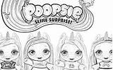 Poopsie Unicorn Slime Coloring Surprise Pages Cute Unicorns Filminspector Very They sketch template