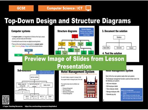 top  design  structure diagrams computer science full lesson teaching resources