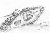 Tank Ww1 Tanks Drawing Deviantart Drawings Janboruta Draw Landship Google British Sketches Doodles Heavy Blasphemous Adding Anything There Comments Nz sketch template