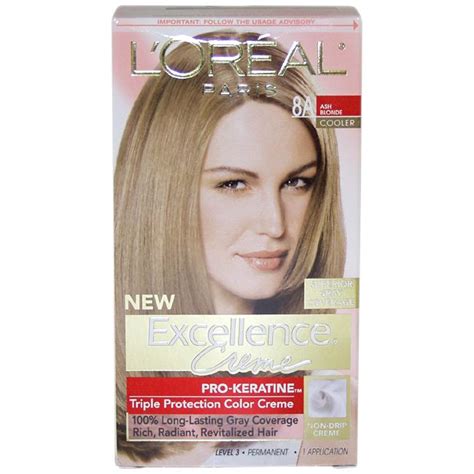 L Oreal Excellence Creme 8a Ash Blonde Hair Color Free