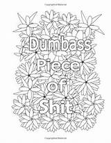 Coloring Pages Adult Swear Words Printable Word Book Books Colouring Sheets Adults Bad Swearing Amazon Color Mandalas Stress Designs Sayings sketch template