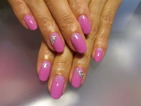 gelish   lily pink nails nails nails inspiration pink nails