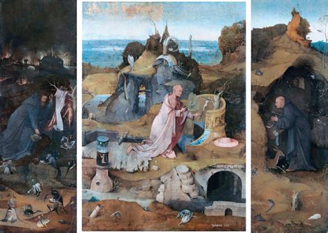jheronimus bosch  hermit saints triptych