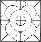 Coloring Line Circles Pages Lines Circle Mandala Mandalas Color sketch template