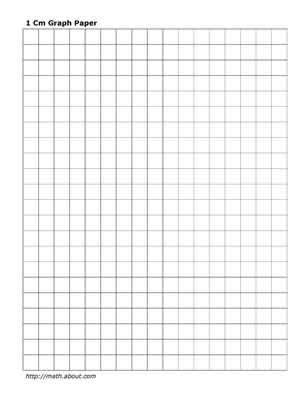 practice  math skills   printable  centimeter graph paper