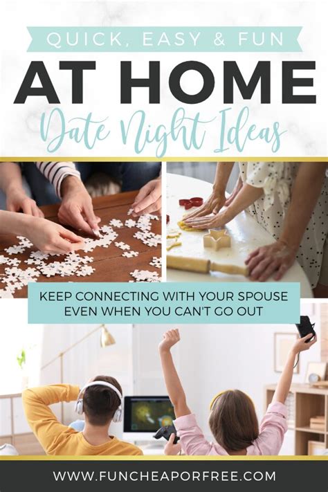 20 At Home Date Night Ideas Fun And Free Fun Cheap Or Free