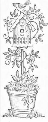 Coloring Pages Adult Colouring Birdhouse Color sketch template