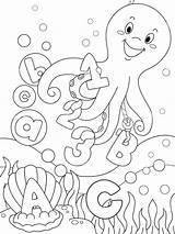 Coloring Underwater Pages Sea Deep Print Color Ocean Kids Adults Plants Printable Creatures Scene Getcolorings Stock Animal Scenes Amazing sketch template