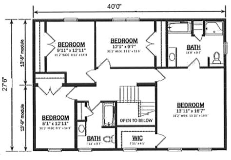 hallmark homes  story floorplan