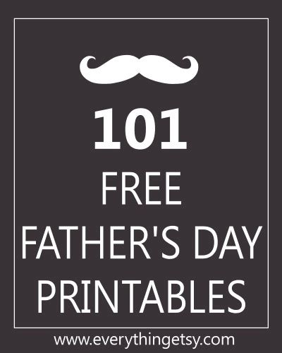 fathers day printables gifts