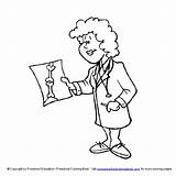 Coloring Color Pages Hospital Doctor Jobs Family People Kids Doctors Printable sketch template