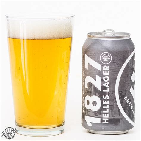 trading post brewery  helles lager beer  british columbia