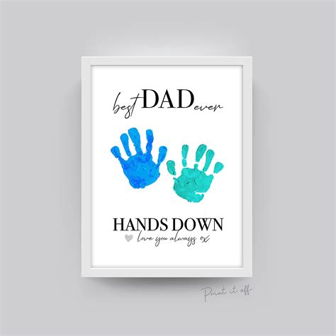 dad hands  template