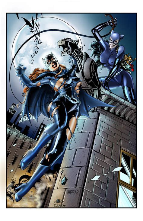 The Galaxy Junkyard Image Of The Day Batgirl Vs Catwoman