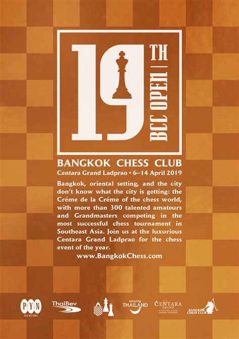 bcc open  poster bangkok chess club