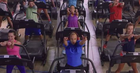 Watch Amazing Footage Of World S Largest Treadmill Dance With Over 40