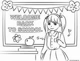 Coloring Welcome School Back Pages Printable Work Drawing Supercoloring Template Worksheets Print Sites sketch template