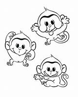 Coloring Pages Monkey Monkeys Cartoon Bed Printable Valentine Bunk Girl Color Little Getcolorings Howler Valentines Template Cute Getdrawings Colorings sketch template