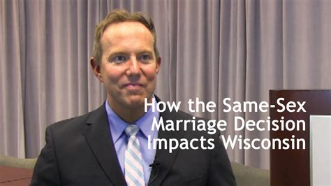 How The Same Sex Marriage Decision Impacts Wisconsin Youtube