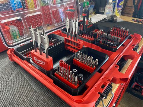 custom packout bit kit    milwaukee tools garage