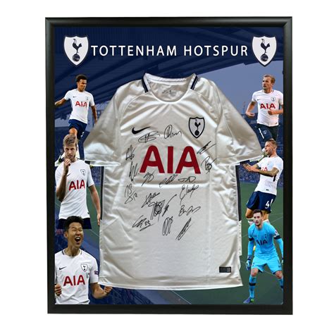 soccer tottenham hotspur signed framed  jersey taylormade