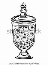 Coloring Potion Bottle Pages Halloween Template Bottles sketch template