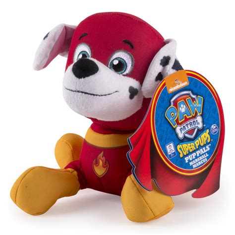 spin master paw patrol paw patrol super hero plush marshall