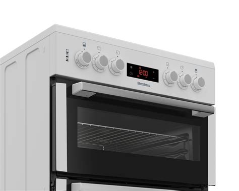 Blomberg Hkn65w 60cm Double Oven Electric Cooker White Adams And