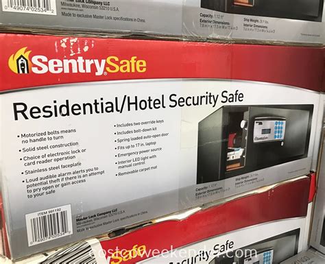 sentrysafe residentialhotel security safe caes costco weekender