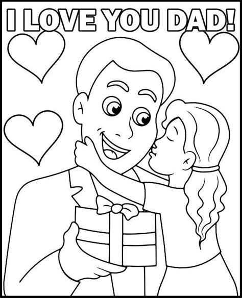 father  daughter coloring page topcoloringpagesnet