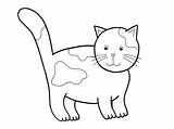 Cat Coloring Pages Printable Print Clipart Cats Preschool Color Colouring Preschoolers Clip Cliparts Sheet Cute Library Getcolorings Getdrawings sketch template