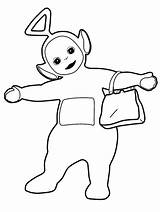 Teletubbies Tinky Winky Coloringonly Teletubby sketch template